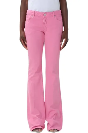 Dsquared2 Jeans, Dames, Roze, XS, Katoen, Roze Bootcut Jeans voor Vrouwen