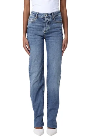 Armani Exchange Jeans, Dames, Blauw, W28, Denim, Klassieke Denim Jeans