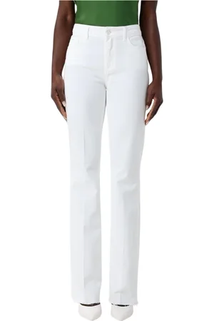 Liu Jo Jeans, Dames, Wit, W30, Stijlvolle Witte Straight Leg Jeans
