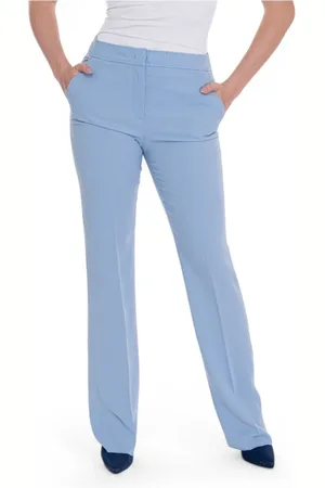 pennyblack Broeken, Dames, Blauw, XS, Polyester, Zachte Cady Broek met Amerikaanse Zak