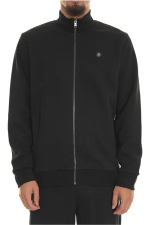 HUGO BOSS Sweatshirts & Hoodies, Heren, Zwart, XL, Katoen, Crewneck Sweatshirt