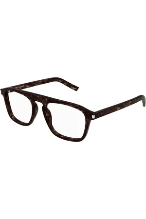 Saint Laurent Accessoires, unisex, Bruin, ONE Size, Vierkante Zonnebril