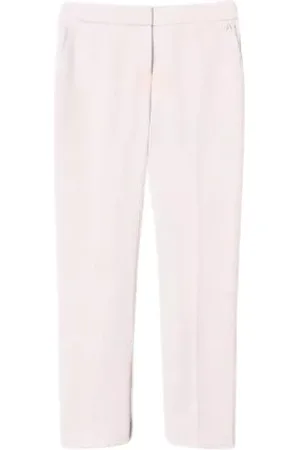 Twin-Set Broeken, Dames, Roze, M, Cigarette broek voor vrouwen