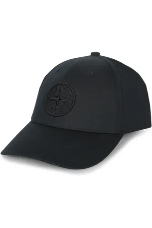 Stone Island Accessoires, Heren, Zwart, ONE Size, Katoen, Zwarte Urban Pet met Strak Design
