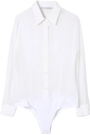 Mar De Margaritas Tops, Dames, Wit, XS, Geborduurde Bloemenshirt, Elegant en veelzijdig