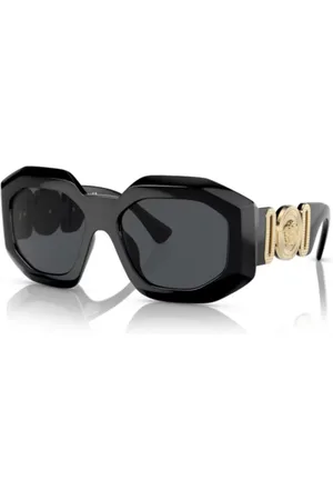 VERSACE Accessoires, unisex, Zwart, ONE Size, Stijlvolle Sole Zonnebril