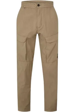 C.P. Company Broeken, Heren, Bruin, S, Katoen, Stretch Loose Cargo Pants Tree House