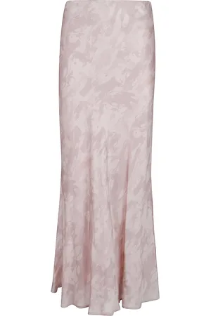 Pinko Rokken, Dames, Roze, L, Bloemenprint A-Lijn Rok