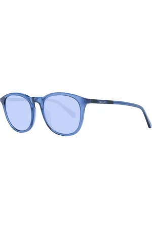 GANT Accessoires, unisex, Blauw, ONE Size, Blauwe Ronde Zonnebril