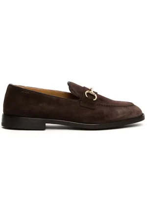 Alexander Hotto Schoenen, Heren, Bruin, 43 EU, Suède, Bruine suède mocassin schoen