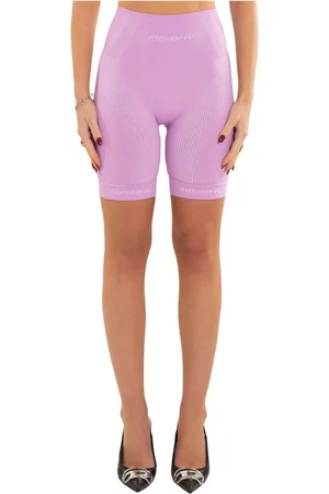 MISBHV Korte broeken, Dames, Roze, XS, Lila Sport Biker Shorts