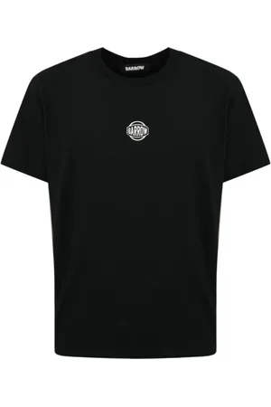 BARROW Tops, Heren, Zwart, L, Katoen, Jersey T-shirt in Zwart