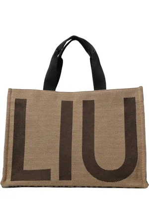 Liu Jo Tassen, Dames, , ONE Size, Canvas tote tas voor vrouwen