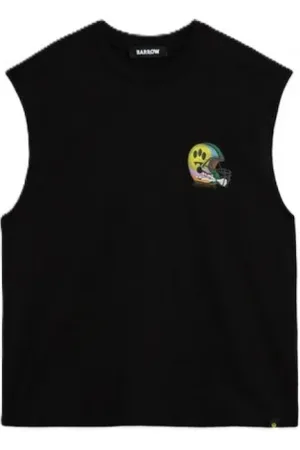 BARROW Tops, Heren, Zwart, XL, Katoen, Katoenen Overhemden