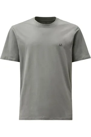 C.P. Company Tops, Heren, Grijs, 2Xl, Katoen, Jersey Back Goggle T-Shirt