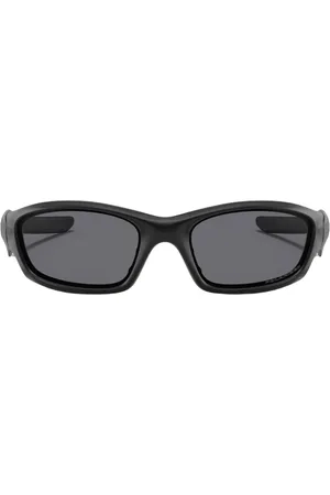 Oakley Accessoires, unisex, Zwart, ONE Size, Straight Jacket Zonnebril Mat Zwart Gepolijst Grijs