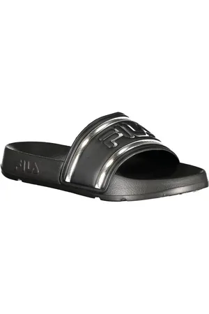 Fila Schoenen, Dames, Zwart, 39 EU, Zwarte sandaal met logodetails