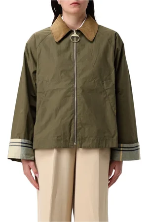 Barbour Jassen, Dames, Groen, M, Waterdichte jas voor Catlin-stijl