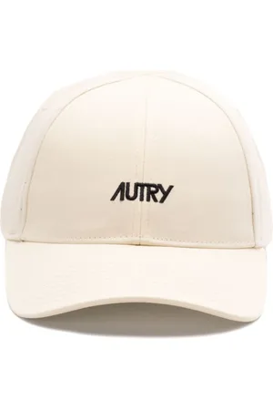 Autry Accessoires, Heren, Wit, ONE Size, Witte Baseballpet met Zwart Logo