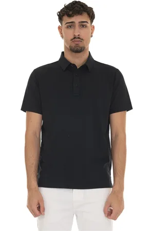 Peuterey Tops, Heren, Blauw, 2Xl, Katoen, Polo shirt met korte mouwen en logo