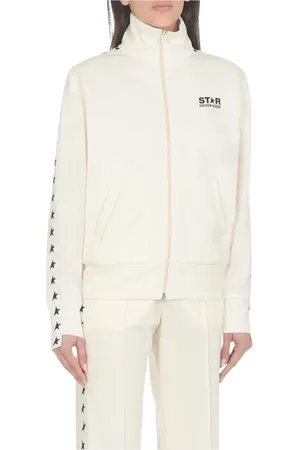 Golden Goose Sweatshirts & Hoodies, Dames, Geel, S, Gele Trainingspak Jas