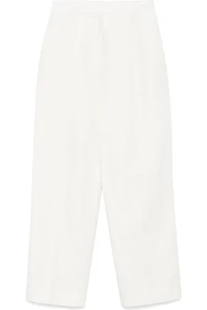 Calvin Klein Broeken, Dames, , XS, Broek met Knoopsluiting voor