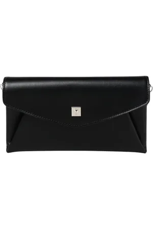 Max Mara Tassen, Dames, Zwart, ONE Size, Leer, Kameel Leren Crossbody Tas