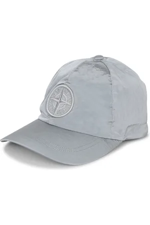 Stone Island Accessoires, Heren, Grijs, L, Nylon, Metallic Nylon Baseball Cap Urban Appeal