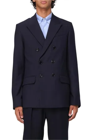 Ami Pakken, Heren, Blauw, M, Wol, Stijlvolle Blauwe Blazer Klassieke Stijl