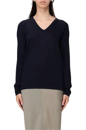 Lisa Yang Truien, Dames, Blauw, M, Wol, Blauwe Wollen Gebreide Trui