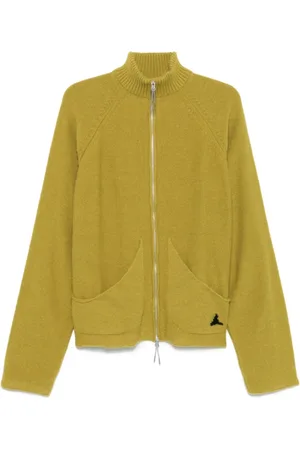 ROA Truien, Heren, Geel, S, Gele Mohair Cardigan