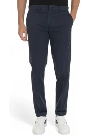 FAY Broeken, Heren, Blauw, W40, Stijlvolle broek voor mannen
