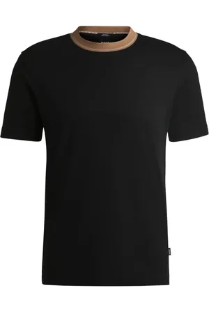 HUGO BOSS Tops, Heren, Zwart, 3Xl, Tessler 199 Zwarte Stijlvolle Shirt