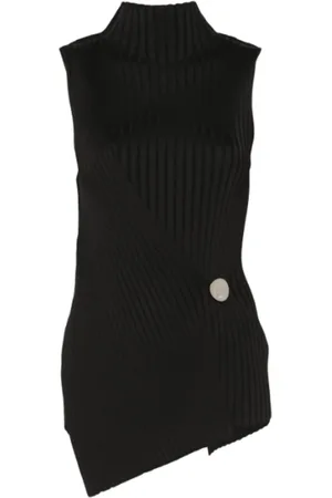 Jil Sander Tops, Dames, Zwart, L, Mouwloze Top