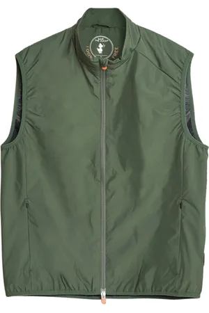 save the duck Jassen, Heren, Groen, M, Polyester, Vegan Eend Sweater Vest