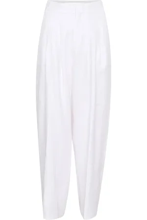 INWEAR Broeken, Dames, Wit, 2Xs, Linnen, Relaxte Linnen Broek Puur Wit