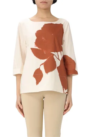 LIVIANA CONTI Tops, Dames, Roze, M, Kleurrijke Elegante Top Stijlvol Veelzijdig
