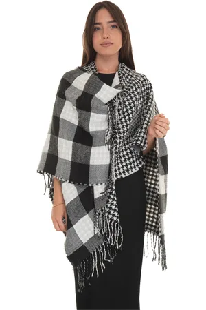 Liu Jo Jassen, Dames, Veelkleurig, ONE Size, Fantasy Franje Trim Poncho