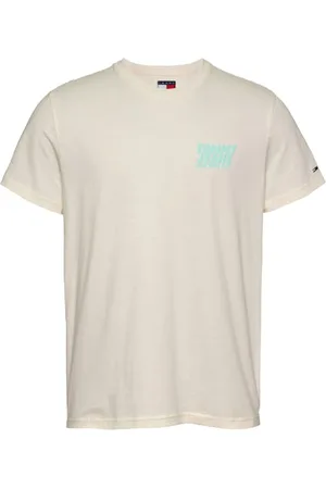 Tommy Hilfiger Tops, Heren, , M, Katoen, Logo Katoenen T-shirt - Korte mouw