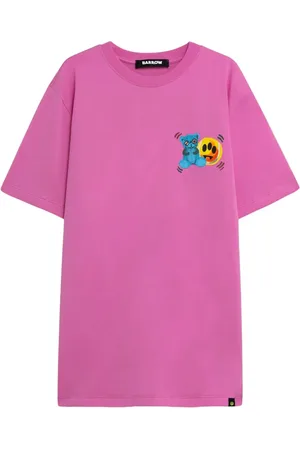 BARROW Tops, Heren, Roze, M, Prism Jersey T-Shirt