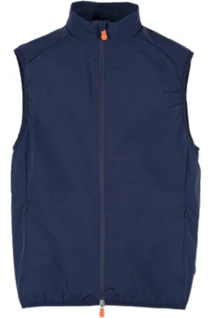 save the duck Jassen, Heren, Blauw, M, Polyester, Ademende Navy Gilet Mars