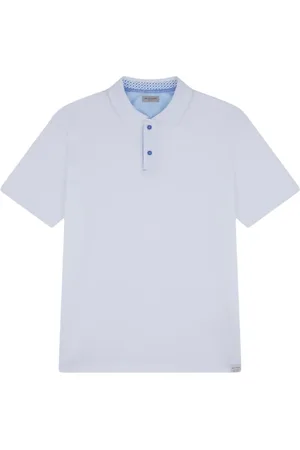 Paul & Shark Tops, Heren, Wit, L, Linnen, Zachte Jersey Polo met Linnen Details