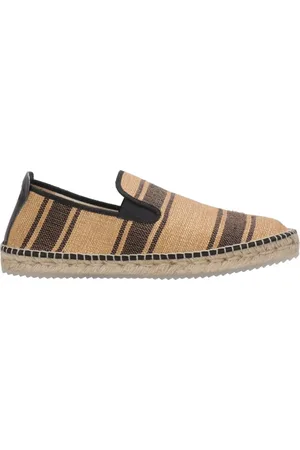 Espadrilles Schoenen, Heren, Veelkleurig, 46 EU, Platte schoenen in zwart en bruin