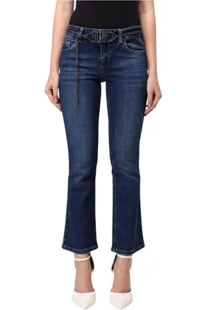 Liu Jo Jeans, Dames, Blauw, W27, Denim, Klassieke Bootcut Jeans voor Vrouwen