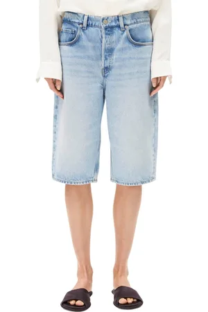 Armedangels Korte broeken, Dames, Blauw, W32, Denim, Hanfmix Longshorts