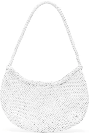 Dragon Diffusion Tassen, Dames, Wit, ONE Size, Gevlochten Schouderband Tas