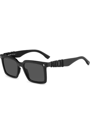 Dsquared2 Accessoires, Heren, Zwart, 53 MM, Iconische Zonnebril 003/Ir