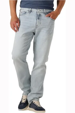 Tommy Hilfiger Jeans, Heren, Blauw, W31 L32, Slim Fit Blauwe Jeans voor Heren