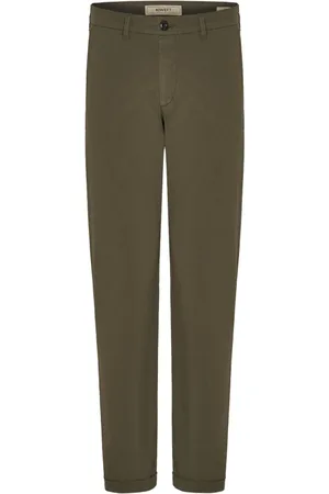 Les Deux Broeken, Heren, Groen, L, Linnen, Groene Linnen Broek