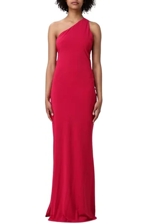 ANIYE BY Kleedjes, Dames, Rood, M, Rode One-Shoulder Maxi Jurk